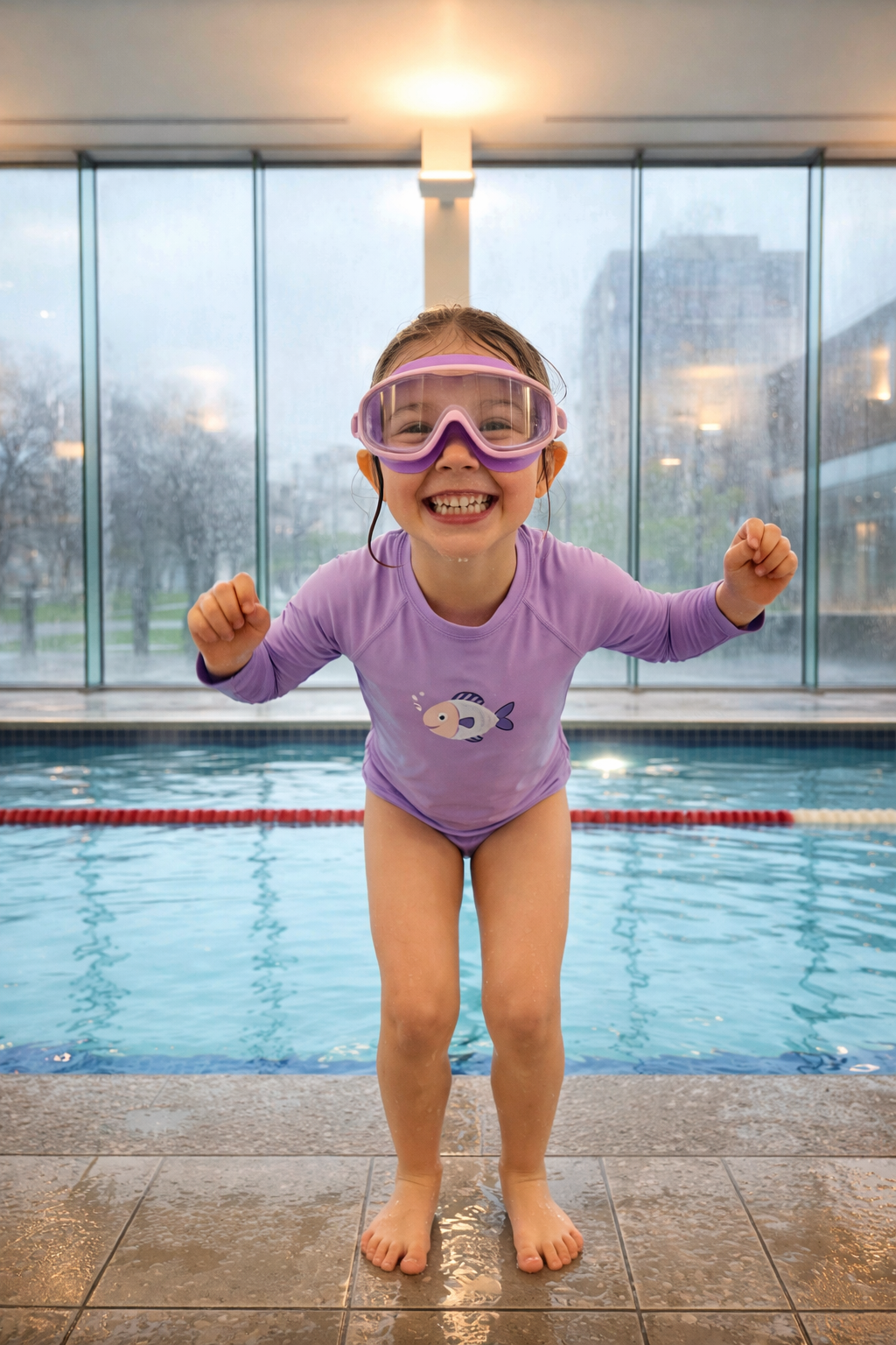 WizzyG Kids’ Swimming Goggles with Earplugs